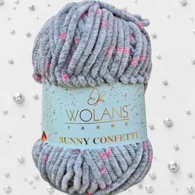 Wolans Bunny Confetti zsenília, plüss fonal - 11 -