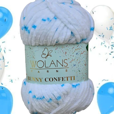 Wolans Bunny Confetti zsenília, plüss fonal - 4 -