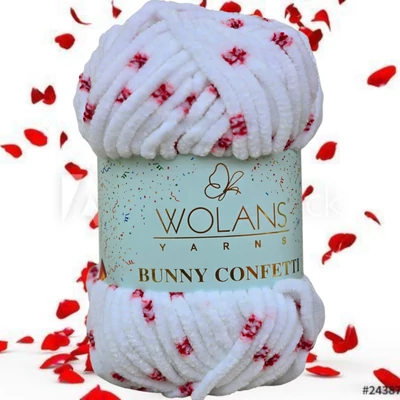 Wolans Bunny Confetti zsenília, plüss fonal - 5 -