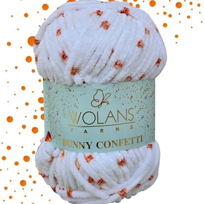 Wolans Bunny Confetti zsenília, plüss fonal - 6 -