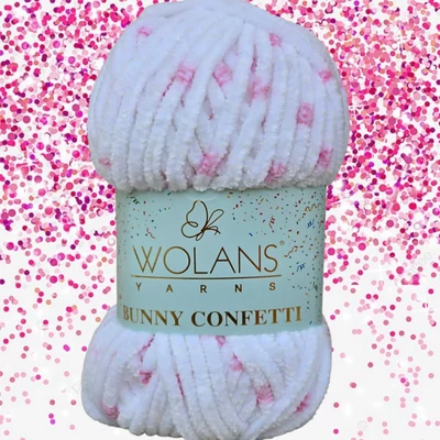 Wolans Bunny Confetti zsenília, plüss fonal - 7 -