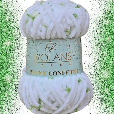 Wolans Bunny Confetti zsenília, plüss fonal - 8 -