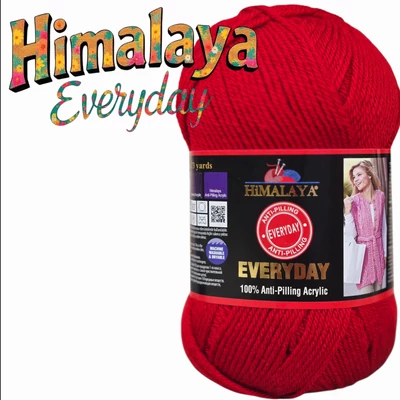 Himalaya Everyday 100 % Anti Pilling akril fonal - 70006 -Piros
