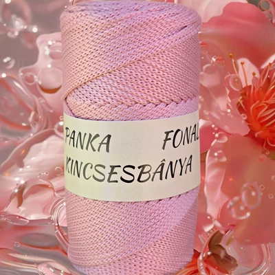 3 mm makramé fonal by Panka - Őszibarackvirág -