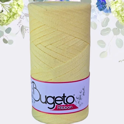 Ribbon vanília sárga színű szalagfonal