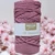 3 mm makramé fonal Mocha - Áfonya -